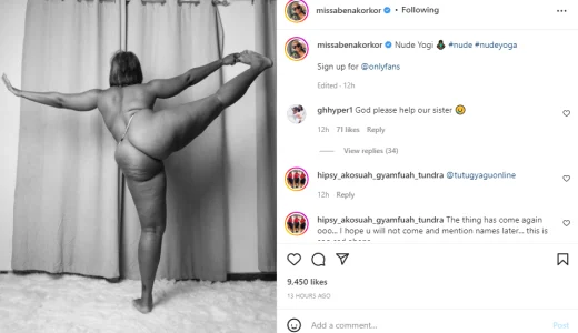 Photo; Ghanaian Media Personality Leaks Her Bedroom Pictures Online