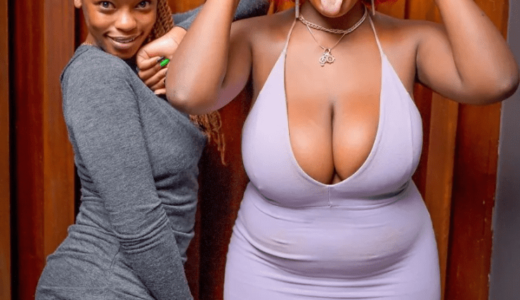 A slay queen caught on camera flashing her large’melons’ (See Photos)