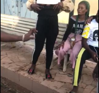 See what this lady did after she was promised an iPhone by 3 men (images)