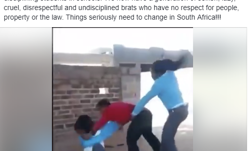 Secondary School Student Caught Beating Up Their Teacher After Class For Seizing Phone