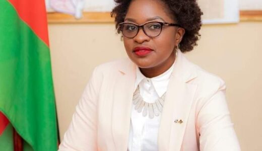 Minister Kamtukule Mums on Thyolo Technical College Construction