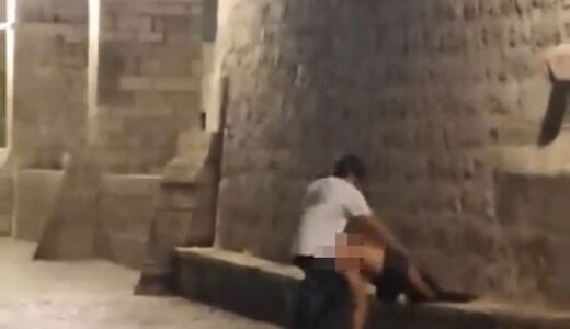 Watch|| Raunchy couple caught bonking at famous Game of Thrones location in viral vid