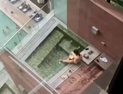 Randy Couple Caught Having S3x in Hotel Jacuzzi Just Feet From Other Guests