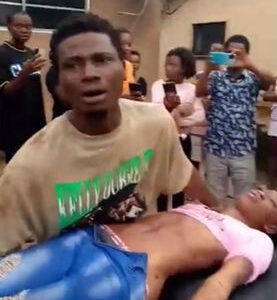 Nigerian Man(23) Hacks Girlfriend To Death With Machete Over iPhone [Watch]