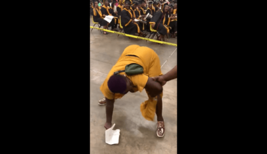 Watch|| Over Joyed Mum Twerks Vividly At Her Sons Graduation