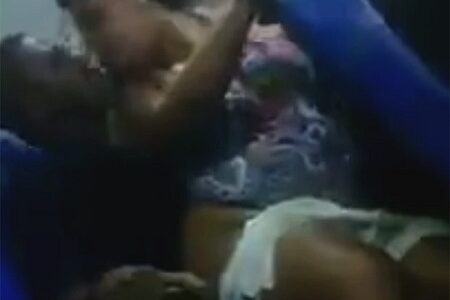 Shameless Couple Caught Bonking Inside Public Bus in Front of Horrified Passengers (Photos)