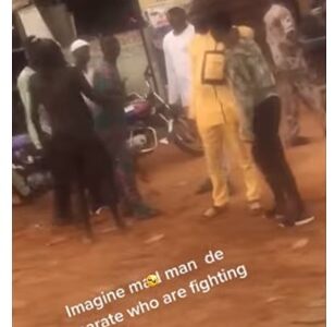 Watch As Mad Man Is Captured On Tape Separating Two Men Fighting, Netzines React