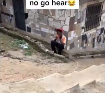 Watch|| Young man takes to his heels as he sees ‘ghost’ after smoking weed