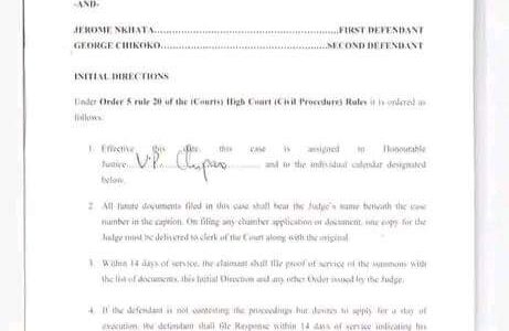Martse’s Brother Jerome, Prophet Chikoko in Court for Character Assassination
