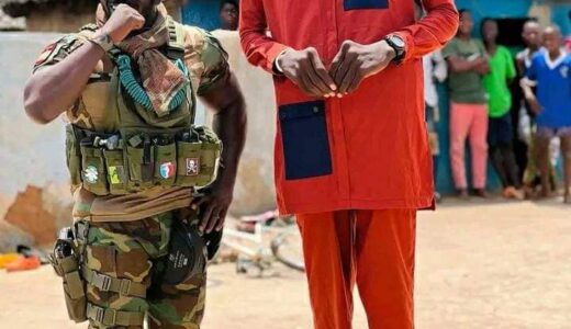 Meet The Tallest Man In Ghana Dubbed ‘Modern Goliath’ (photos)