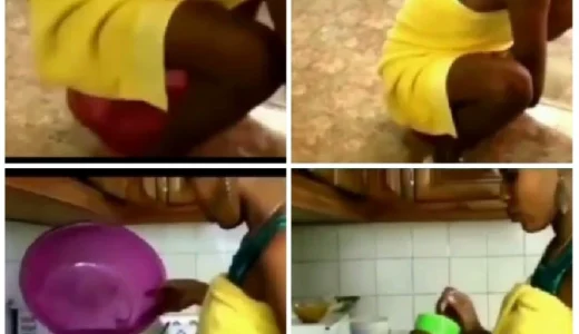 ‘Fear Women’ – Take A Look At What This Woman Was Caught On Camera While Preparing Food