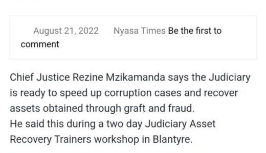 The other chief justice was no good… We need someone to take charge like yesterday