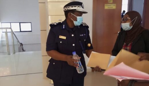 Newly Appointed Inspector General Of Police Merlyne Nachulu Yolamu Spotted Walking Out Of Interview Room