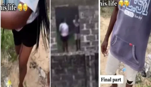 Woman Caught Sleeping With A 12-Year Old Boy In An Uncompleted Building (Video)