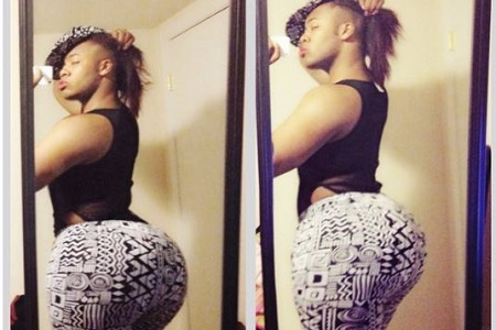 Man with wide hips causes confusion on social media as he gives slay queens pressure – see photos