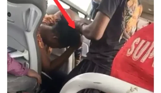 See What A Man And Woman Were Caught Doing In A Public Bus That Got Reactions