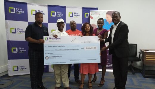 FCB Donates MK 3.5 Million to Stroke Support Organization Malawi
