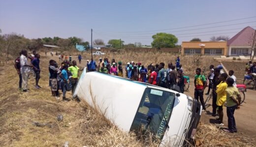 Minibus involved in road accident in Liwonde, 4 people rushed to hospital