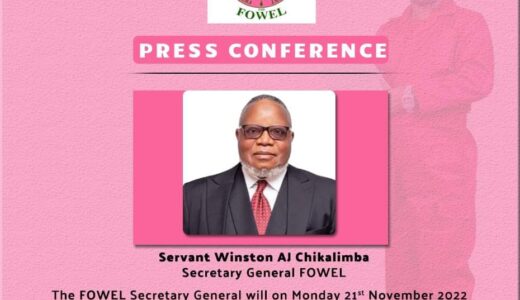 FOWEL to hold press briefing Monday…to tackle social-economic ills