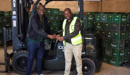 Castel hands over another forklift to Lilongwe distributor