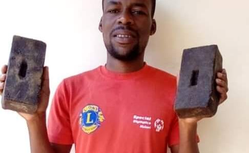 TURNING TRASH INTO TREASURE: Young environmentalists recycling plastic trash into bricks
