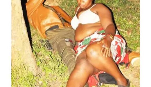 Couple Caught Eating The Sweet On The Bush (See Photos)