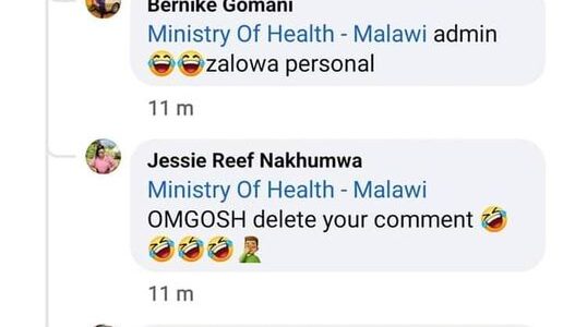 Group Village Headman Chilambe of Machinga District is ‘foolish’-Says Ministry of Health