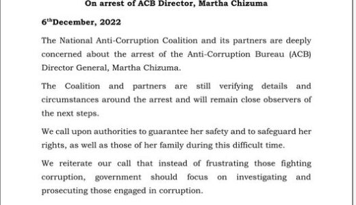 CSOs concerned with Chizuma’s arrest