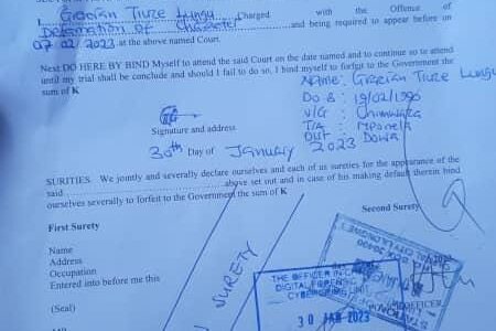 Ex Ministry of Agriculture Spokesperson Gracian Lungu Granted Police Bail