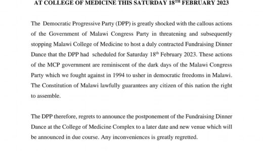 DPP accuses MCP of blocking fundraising dinner and dance