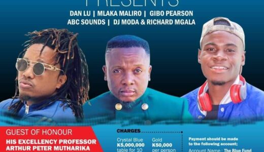 All set for DPP Blue Night this Saturday in Blantyre: Mlaka, Dan Lu, Gibo Pearson to perform