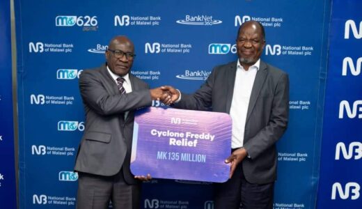 NBM plc donates K135 million to Cyclone Freddy survivors