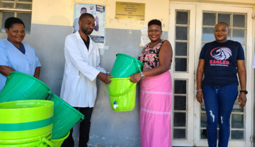 HS Winehouse pub donates Cholera supplies to Health Centre