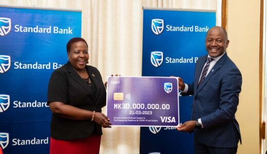 STANDARD BANK STEPS UP CHOLERA FIGHT: Donates MK30 Million to Presidential Initiative