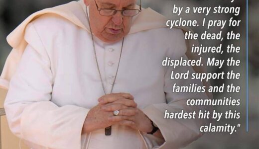 POPE FRANCIS OF THE CATHOLIC CHURCH MAKES APPEAL FOR CYCLONE-HIT MALAWI