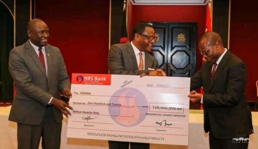 Thumbs Up President Chakwera for Donating K 120 Million to DoDMA