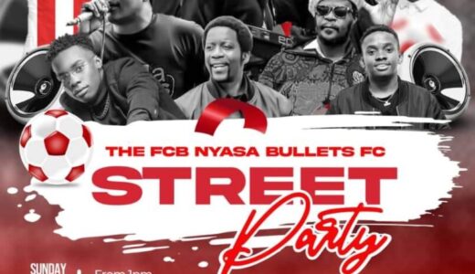 FCB Nyasa Bullets street party set for April 23 in Blantyre. ..Ma Blacks, Gibo Pearson to spice up