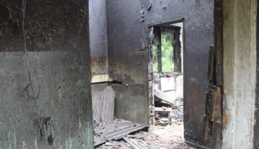 GRAPHIC PHOTOS:  Malawi Police officer dies in house fire