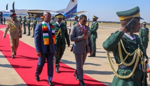 Chakwera arrives in Zimbabwe