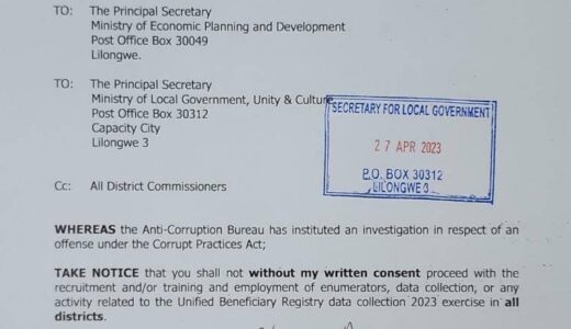 ACB blocks employment of enumerators in all District Councils