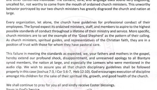 Blantyre Synod to punish two Pastors caught fighting in leaked audio