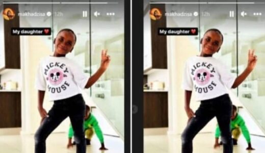 Makhadzi shows off her daughter (See Photos)
