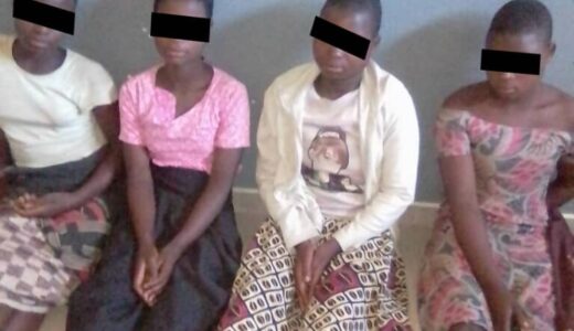 Four girls rescued from the jaws of a Herbalist in Zomba