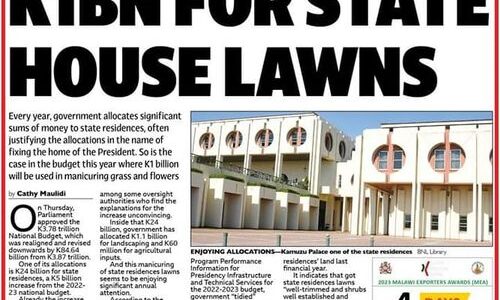 Idriss Al Nassah takes on State Residences for allowing K1billion for ‘maintenance of lawn’