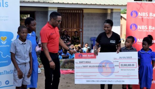 NBS Bank boosts Mary’s Meals’ feeding program with K20 million