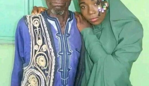 Teenage Girl Gets Married To 95 Year Old Man, He Looks Like Her Grandfather (See Photos)