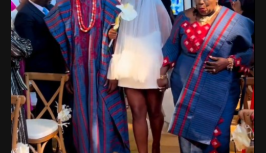 Pastor’s Daughter Goes Viral With Her Mini-Wedding Dress In Church (See Photos)