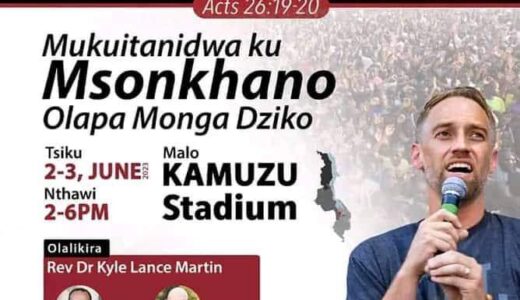 God wants all Malawians to repent, Says USA pastor  