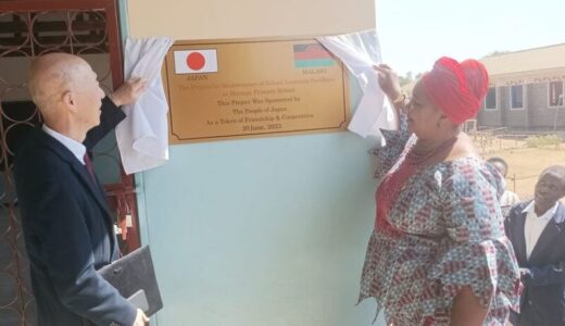 Japan hands over school block to Malawi
