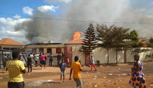 PHOTOS: Angry mob destroys Edgar’s Lodge in Mulanje